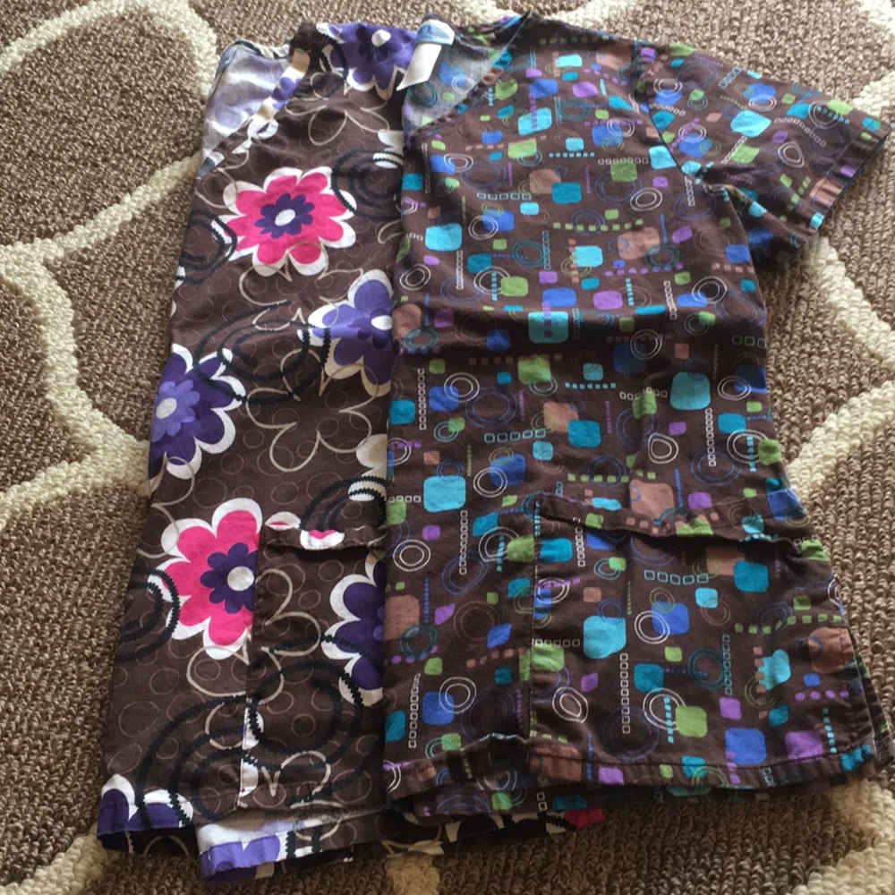 Scrub tops